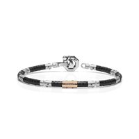 Bracciale Baraka Uomo in Acciaio Diamante BR291201ROCO022002 - BR291201ROCO022002